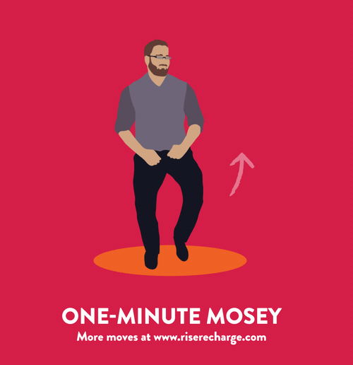One-minute mosey